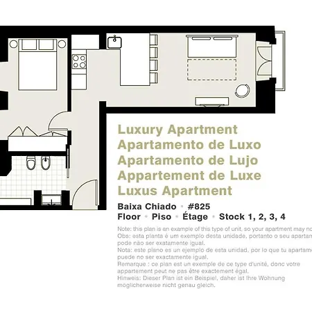 Appartamento Serviced - Baixa