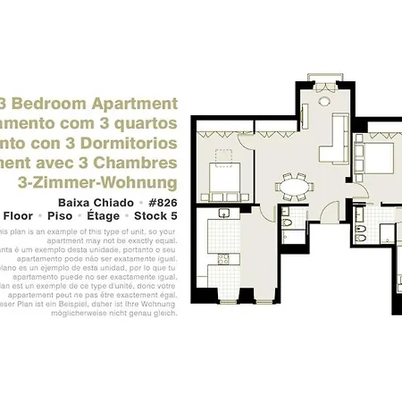 Serviced - Baixa Appartamento Lisbona